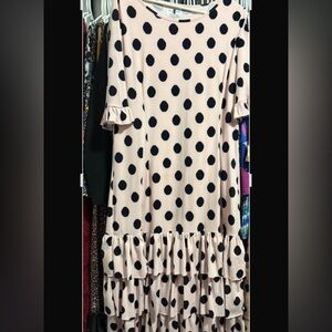 Dainty Jewells Pink Polka Dot Maxi Dress